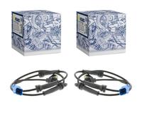 2X VEMO Sensore ABS Raddrehzal Posteriore Adatto A per Peugeot 206 206+