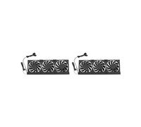 2X Ventola di Raffreddamento GPU Universale 3X90mm ARGB Sync Lighting 5V Indirizzabile RGB Silent Chassis Ventola di Raffreddamento Della Scheda