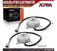 2x Ventola Raffreddamento Del Motore Elettrico per Nissan 350 Z Infiniti 3.5L