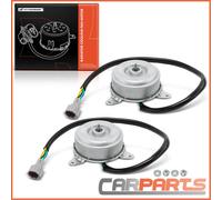 2x Ventola Raffreddamento Del Motore Elettrico per Nissan Z33 Infiniti 3.5L