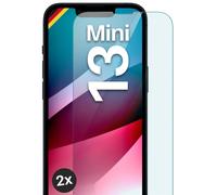 2x vero vetro per Apple iPhone 13 mini pellicola protettiva HD cellulare...