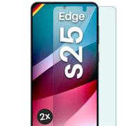 2x vero vetro per Samsung Galaxy S25 Edge pellicola protettiva cellulare prot...