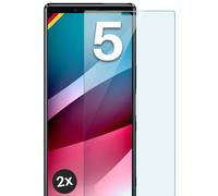 2x vero vetro per Sony Xperia 5 pellicola blindata HD vetro temperato protezi...