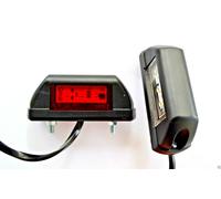 2x Verticale LED Laterali Luci Rosso / Bianco 12/24V per Scania Volvo DAF Trucks