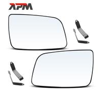 2X Vetro Di Specchio Manuale Sinistro Destro Con Base Per Opel Astra G CC T98