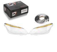 2x Vetro Fanale Sinistra Destra Xenon Alogena per bmw 5er E60 E61 Tour