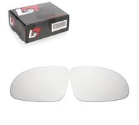 2X Vetro Specchio Sinistro Destro Asferico Da Incollare Per VW Eos 1F7 2006-2008