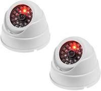 2x Videocamera Telecamera Finta Sorveglianza Esterno Interno IR Infraross CCTV