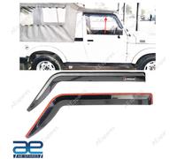 2x Porta Visiera Tempo Protezione Vento Deflettore Infrangibile Suzuki Samurai