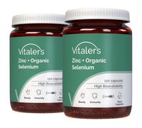 2x Vitaler's Zinco 15 mg + Selenio 200 μg - 120 capsule