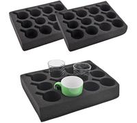 2x wamovo Camper Roulotte Supporto Tazza Supporto per Imbragatura Supporto Vetro