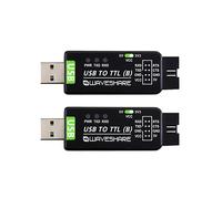 2X Waveshare Convertitore da USB Un TTL di Industriale Modulo di Conversione Porta Seriale CH343G Supporto Circuito di Conversione di Livello 5V