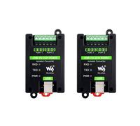 2X Waveshare Convertitore Isolato di Industriale USB A 2 Canali RS485 FT2232HL con Supporto A Parete e Guida Din