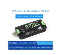 2X Waveshare Modulo SIM7600G-H 4G DONGLE Un Modulo di Accesso Un Internet per la Comunicazione Globale GNSS Raspberry Pi