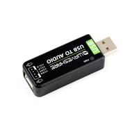 2X Waveshare Scheda Audio USB, Modulo Audio USB, Convertitore Audio Esterno Senza Driver per Raspberry Pi / Jetson
