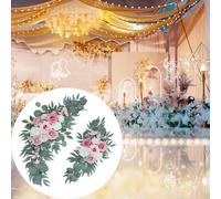 2x Wedding Arch Flowers Decorazione Del Corridoio per Matrimoni per La Reception