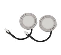 2x White Round Range Hood Light Bulb Kitchen Home Cooker LED Lamp Appliance New