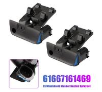 2X Windshield Washer Nozzles Spray Jet per BMW X5 E70 06-10 61667161469 H7