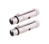 2x Wireless Receiver Female Xlr Led Lighting for Stage Party Light, 2.4g Ism Dmx512 Controller hk