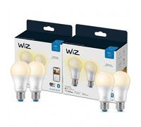 2x WIZ LAMPADINA WI-FI 2 PEZZI 8W LED E27 COLORE BIANCO CALDO 2700K