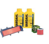 2X XTM 10W40 + 1700026 + HF566 - kIT TAGLIANDO 2 LT OLIO + FILTRI COMPATIBILE CON People GT i e CBS 125i 200i 300i 2010-2017