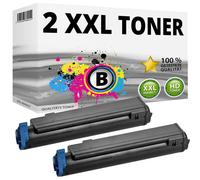 2X XXL TONER Per OKI Data B400 B410 D B430 DN B440 DN MB460 MB470 MB480 SET