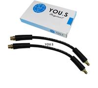2x You.S Originale Flessibile Del Freno Assale Anteriore Sz & Dx. per