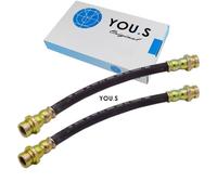 2x You.S Originale Flessibile Del Freno Asse Posteriore Lati per Mitsubishi Star