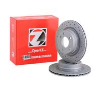 2x ZIMMERMANN 150.3426.52 Sport Coat Z Disco freno Posteriore 300mm