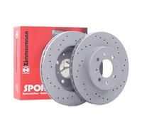 2x ZIMMERMANN 280.3153.52 Sport Coat Z Disco freno Anteriore per ROVER 45 (RT)