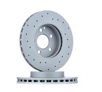 2 Zimmermann Dischi Freno Sportivo Frontale per Mercedes Classe E W211