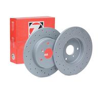 2X Disco Freno Zimmermann 405.4102.52 Disco Freno Sportivo Z per Smart