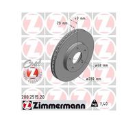 ZIMMERMANN 200.2515.20 Disco freno