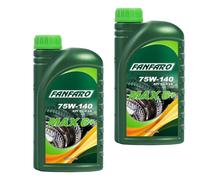 2X1 Litri Originale FANFARO Olio Getriebe MAX 6+ 75W-140
