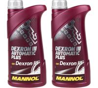 24x1 Litro Mannol Fluido per Cambio Automatico Dexron III Plus Gear Oil