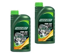 2x1 Litro FANFARO LSX JP 5W-30 API SN Plus ILSAC GF-5 Olio Motore