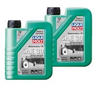 2X1 LITRO LIQUI MOLY OLIO MOTORE SAE 30 4 TEMPI OLIO PER RASAERBA API SG
