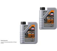 2x1 Litro Originale Liqui Moly 3706 Top Tec 4200 5W-30 Olio olio motore