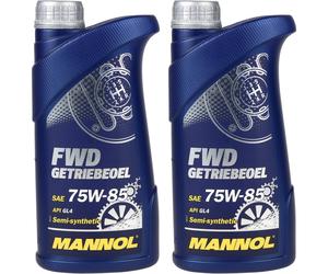 2x1 Litro Originale MANNOL Olio per Ingranaggi Fwd Olio Cambio 75W-85 Api Gl 4