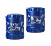2X10 Litri MANNOL TS-3 SHPD 10W-40 Olio Motore API CH-4/SL ACEA E7 A3/B4