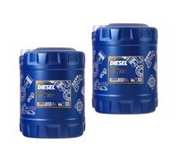2x10 Litro mannol 15W-40 Diesel olio motore Api CH-4 / Sn Acea A3/B4 VW MB Man