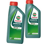 2X1L CASTROL MAGNATEC 5W20 E OLIO MOTORE Sintetico Adatto Per Ford WSS-M2C948-B