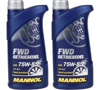 2x1L Olio Trasmissione MANNOL FWD 75W-85 API GL 4