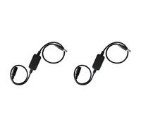 2X24Hour Auto Reboot Router Routing Reset Tool DC Power Timing Fiber Modem Router DC Power Manager Black