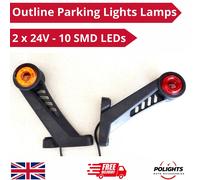 2x24V Indicatori LED Laterali Contorno Luci di Parcheggio Lampade per VOLVO M...