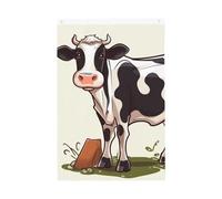 2x3 Bandiera verticale a doppia faccia bandiera festiva Banner con occhielli No Fade Bandiera Giardino Dairy Mucca Yard Bandiera Foto Sfondo Per Interni Esterni Decorazione