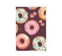 2x3 Bandiera verticale a doppia faccia bandiera festiva Banner con occhielli No Fade Garden Flag Pretty Donuts Yard Flag Photo Sfondo per interni ed esterni decorazione