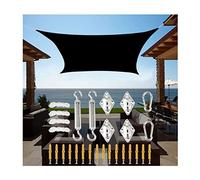2x3m 3x5m Sun Shade Sun Shade Rectangle a baldacchino della Protezione Solare con 4 Corde e Kit Hardware in Acciaio Inossidabile, per Le attività all'aperto Giardino del Cortile di Patio
