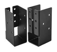 2x4 gancio di giunzione - materiale robusto in legno gancio a flange nascosto - staffe per travetti con servizio pesante Set di 2 supporto per travi in legno per la di recinzione per scaffale