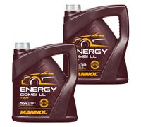 2x4 Litri MANNOL Energy Combi LL 5W-30 Olio Motore MN7907 API SN ACEA C3